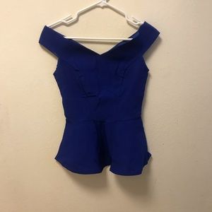 The Vintage Shop, Royal blue top!